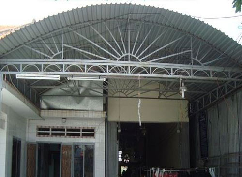 các mẫu thiết kế mái tôn vòm đẹp