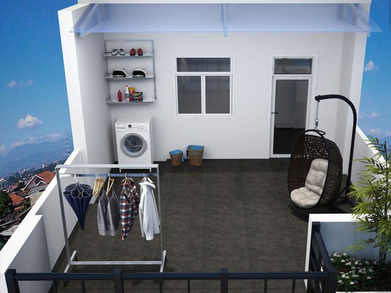 mặt bằng sân thượng đẹp