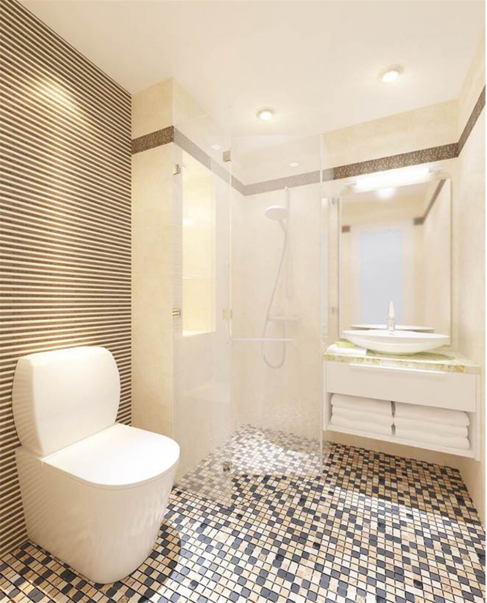 Mẫu nhà vệ sinh kích thước nhỏ