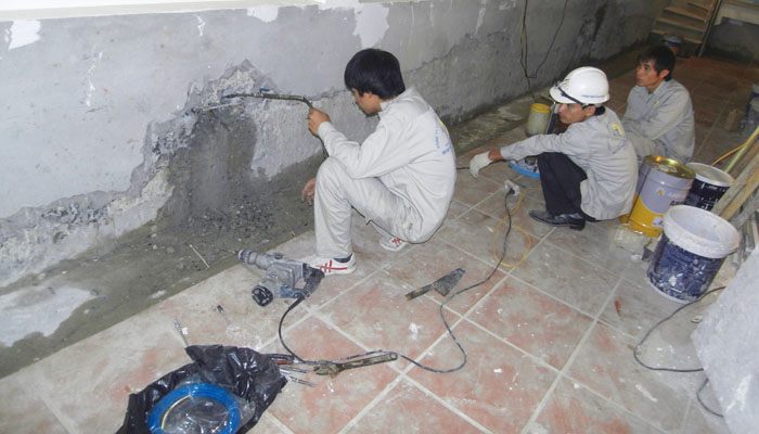 Tiêu chuẩn thi công chống thấm tường